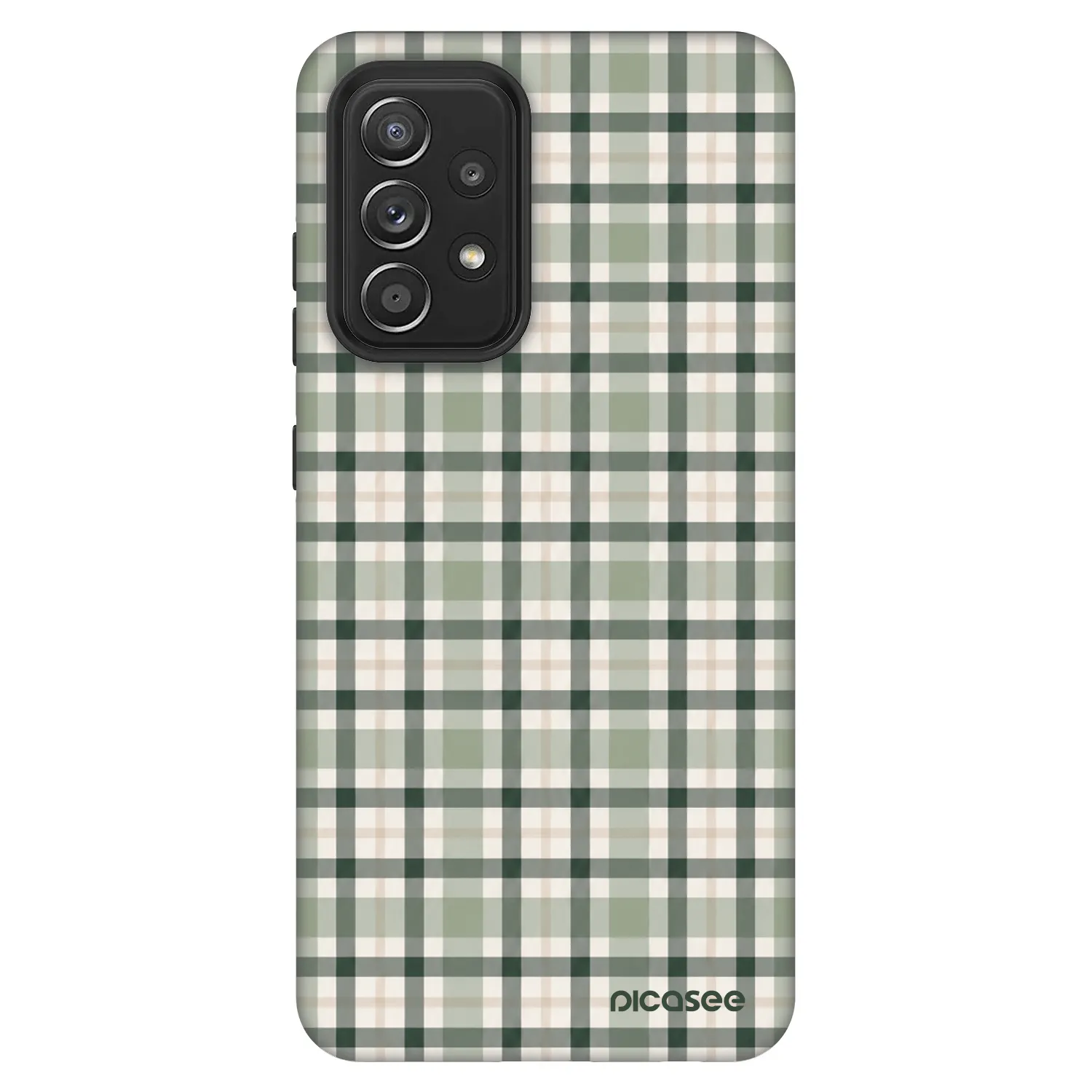 Picasee Fashion Case pro Samsung Galaxy A52 5G A525F - Sage Tartan