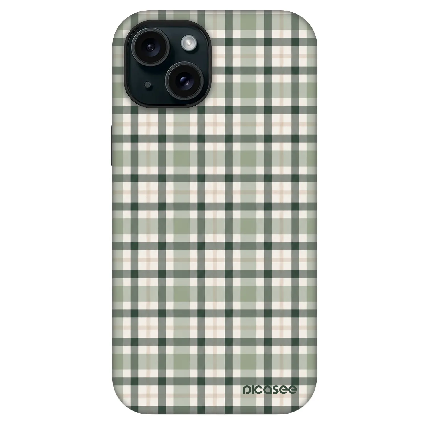 Picasee Fashion Case MagSafe Apple iPhone 13 - Sage Tartan