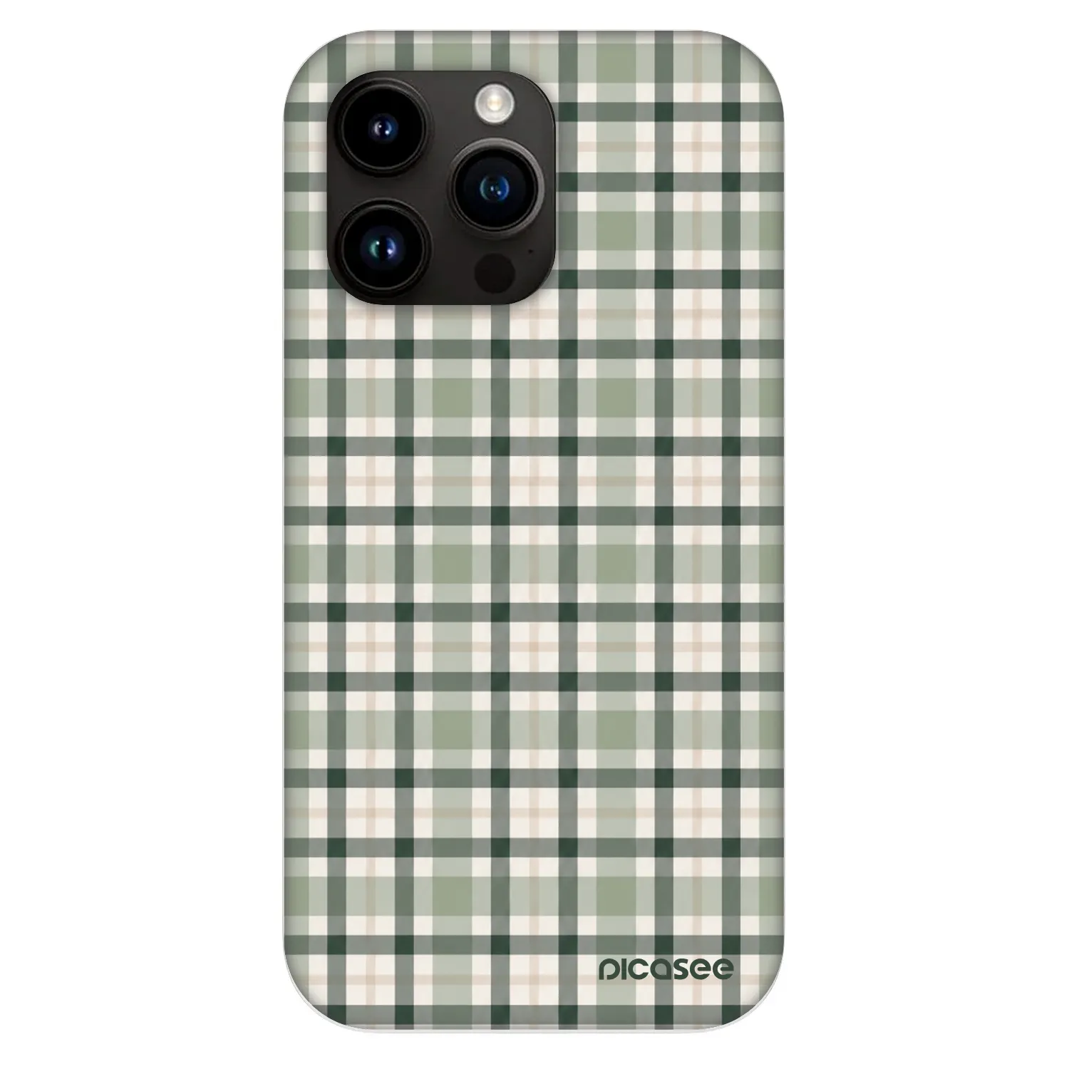 Picasee Fashion Case MagSafe Apple iPhone 13 Pro - Sage Tartan