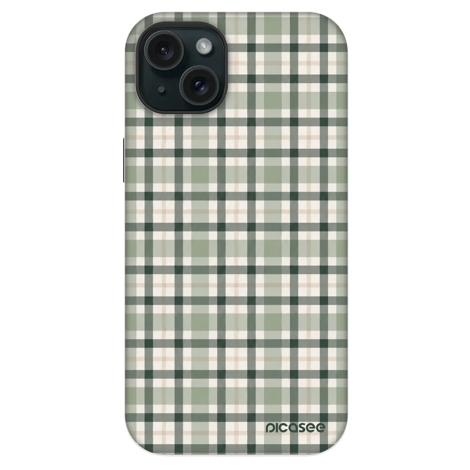 Picasee Fashion Case MagSafe Apple iPhone 14 Plus - Sage Tartan
