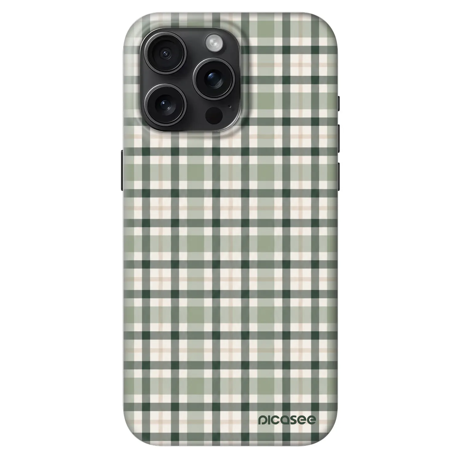 Picasee Fashion Case MagSafe Apple iPhone 15 Pro Max - Sage Tartan