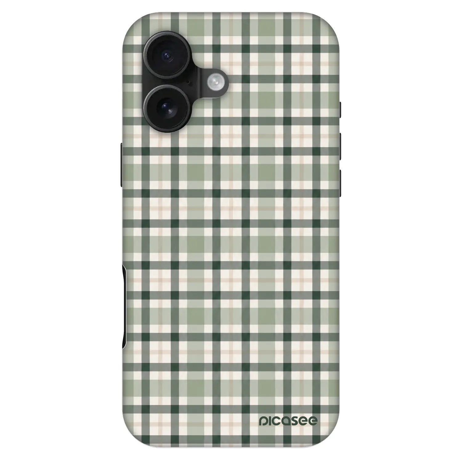 Picasee Fashion Case MagSafe Apple iPhone 16 - Sage Tartan