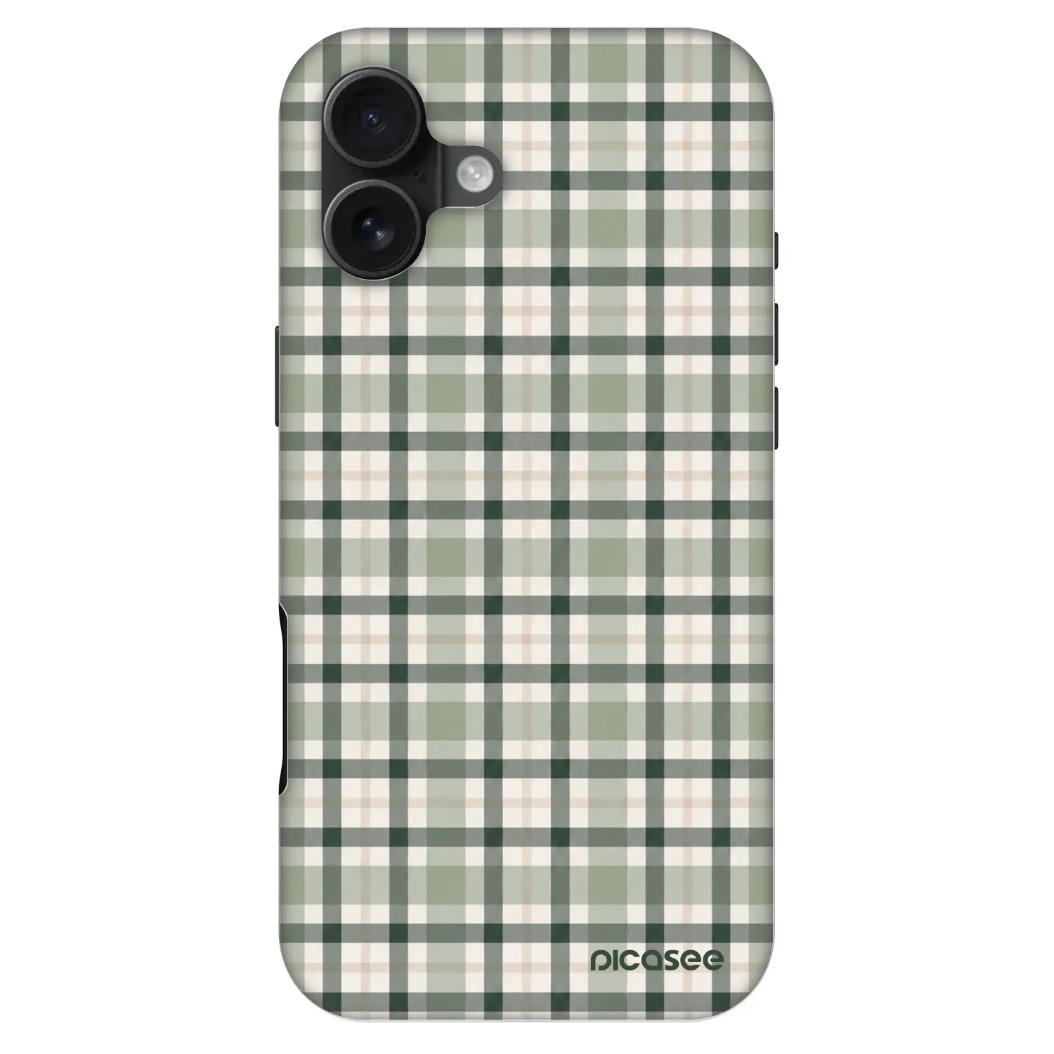Picasee Fashion Case MagSafe Apple iPhone 16 Plus - Sage Tartan