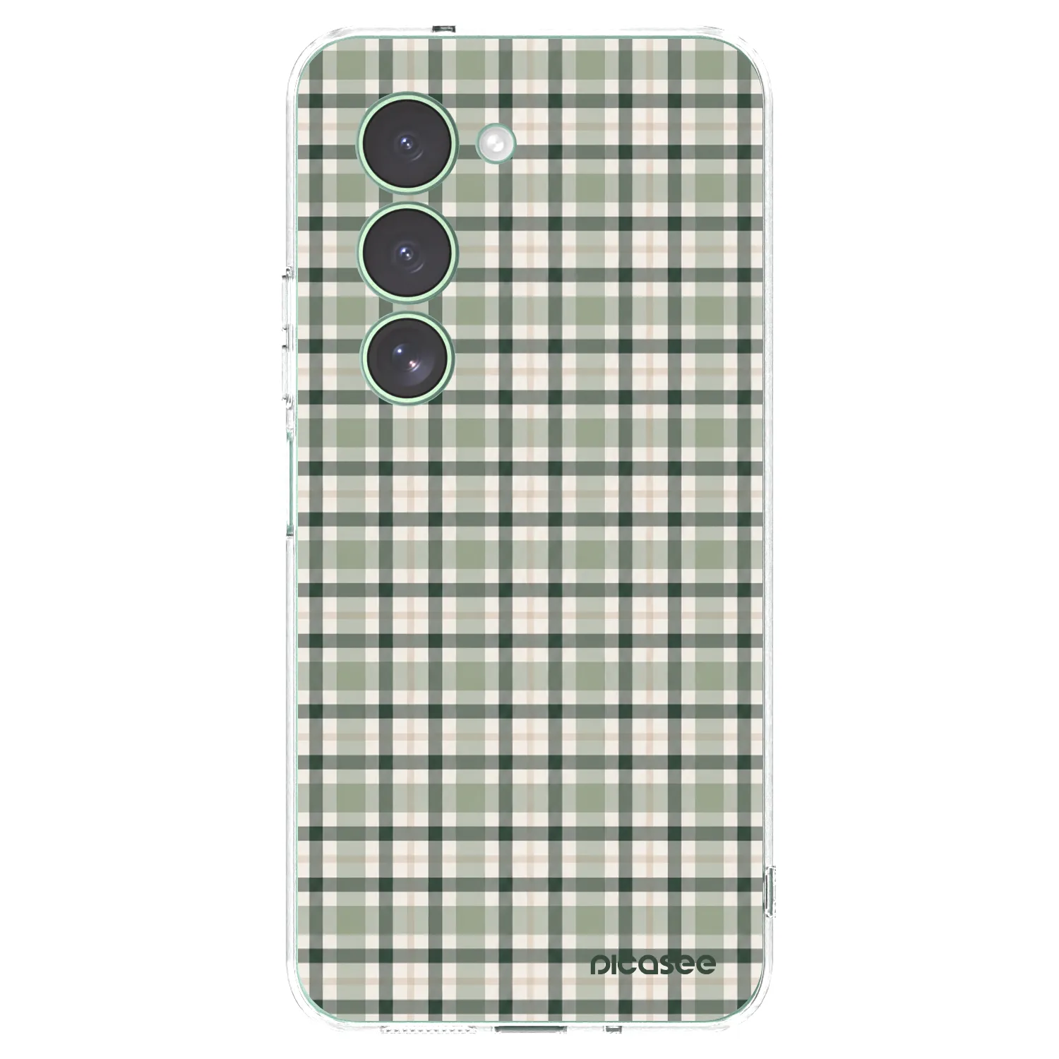 Picasee silikonový průhledný obal pro Xiaomi Redmi 15 5G - Sage Tartan
