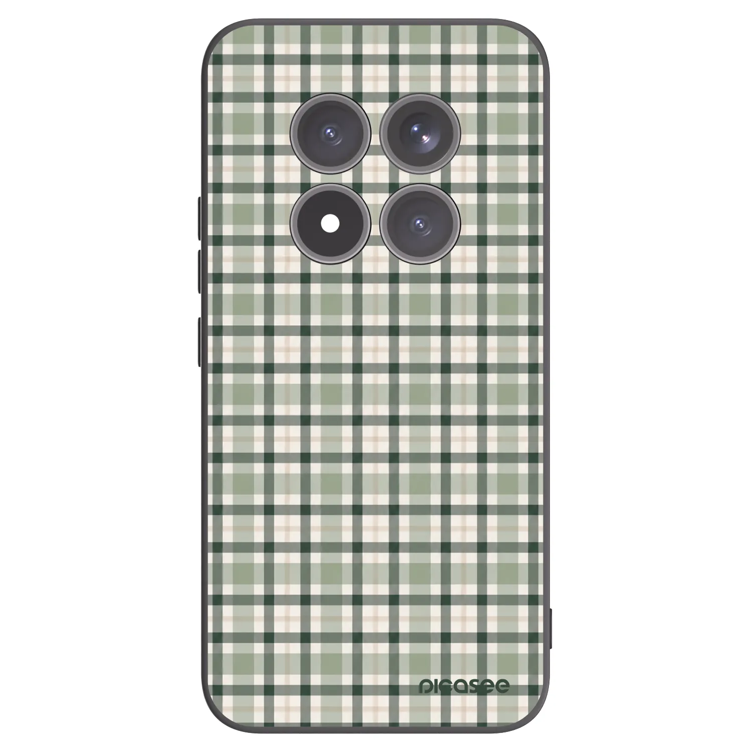 Picasee silikonový černý obal pro Xiaomi Redmi Note 15 Pro+ - Sage Tartan