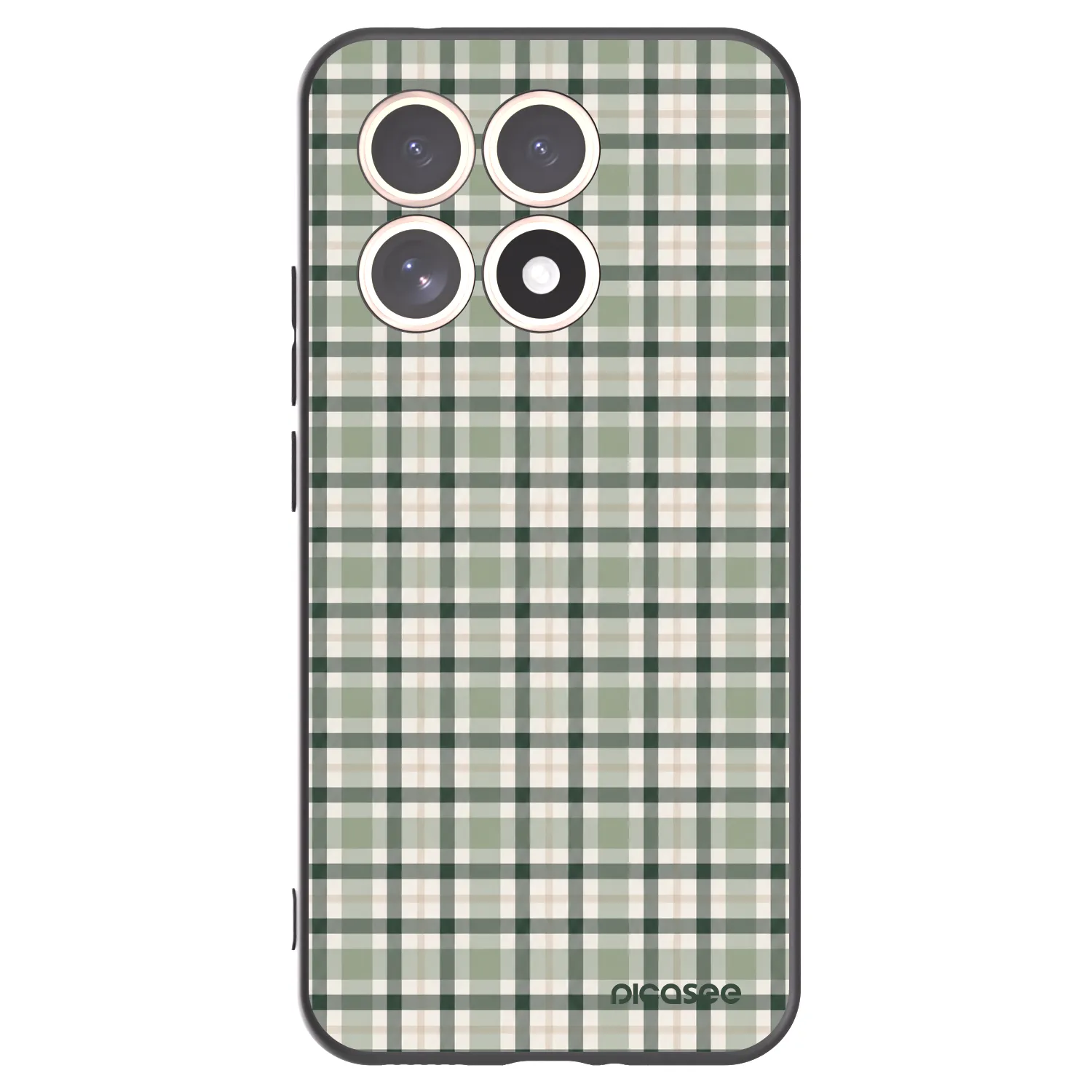 Picasee silikonový černý obal pro Xiaomi 15T - Sage Tartan