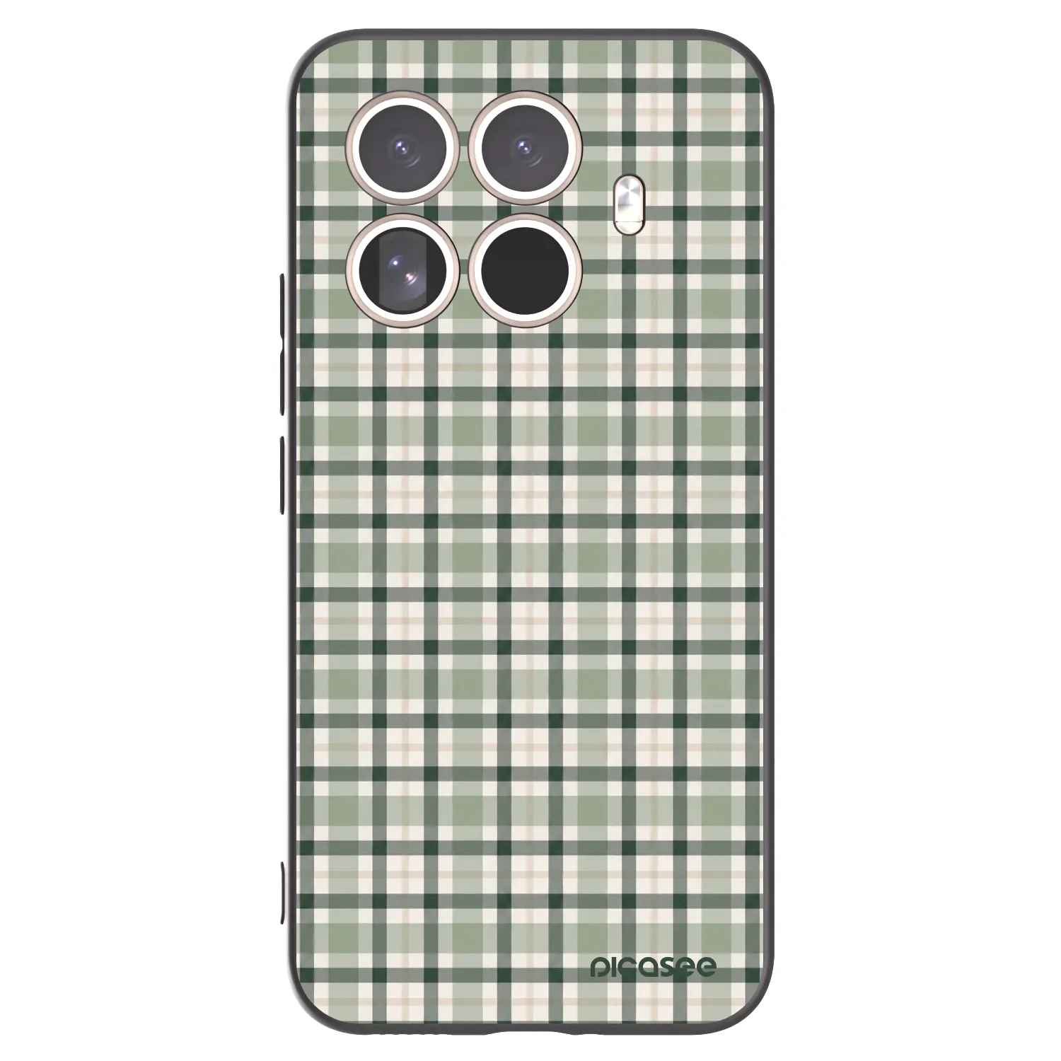 Picasee silikonový černý obal pro Xiaomi 15T Pro - Sage Tartan