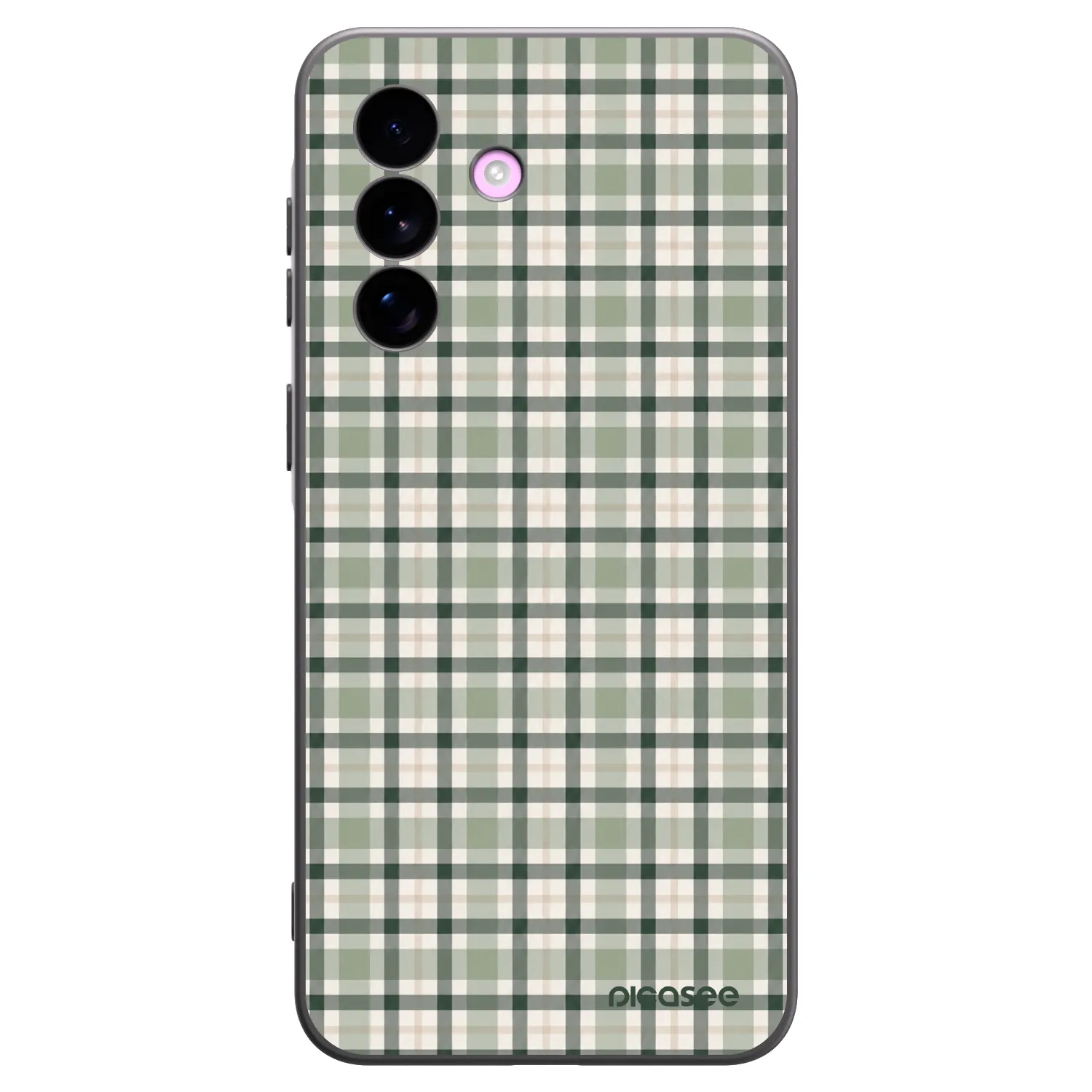 Picasee silikonový černý obal pro Samsung Galaxy A57 5G - Sage Tartan