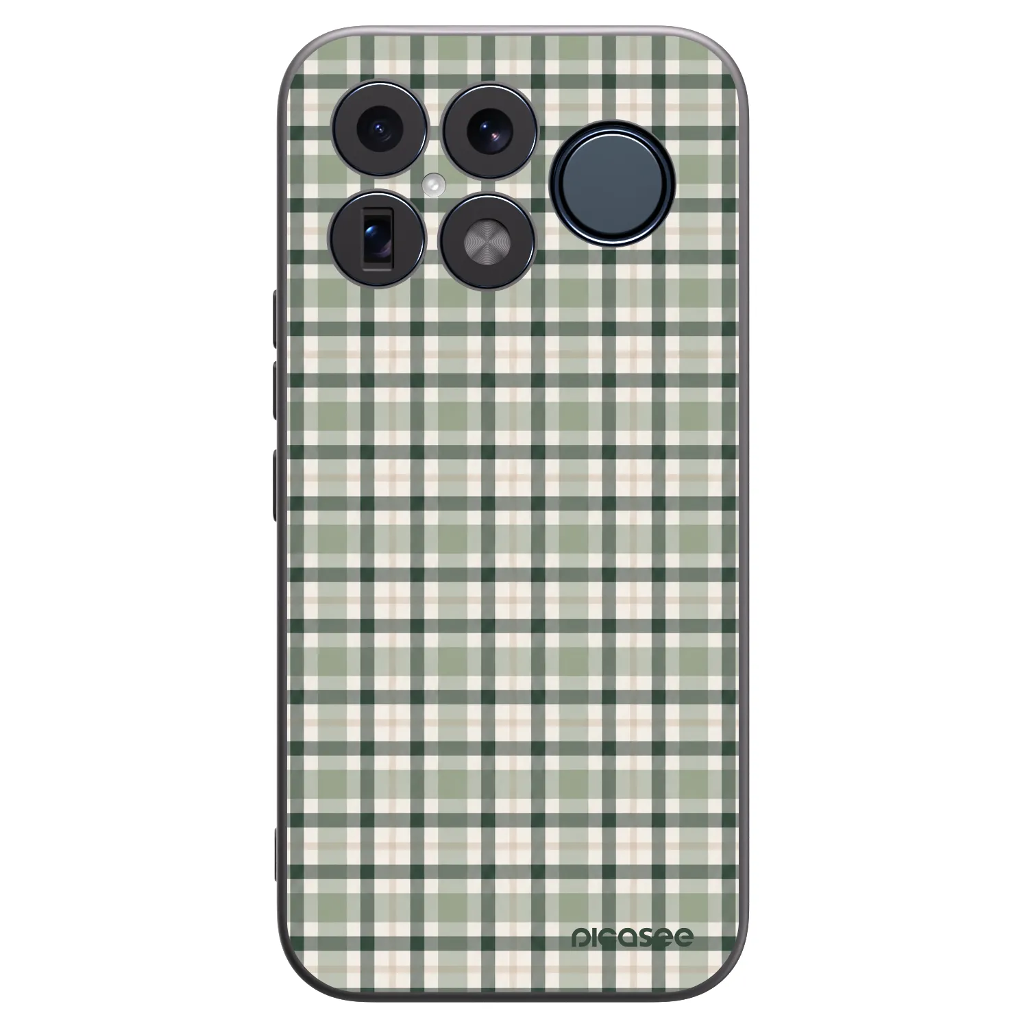 Picasee silikonový černý obal pro Xiaomi Poco F8 Ultra - Sage Tartan