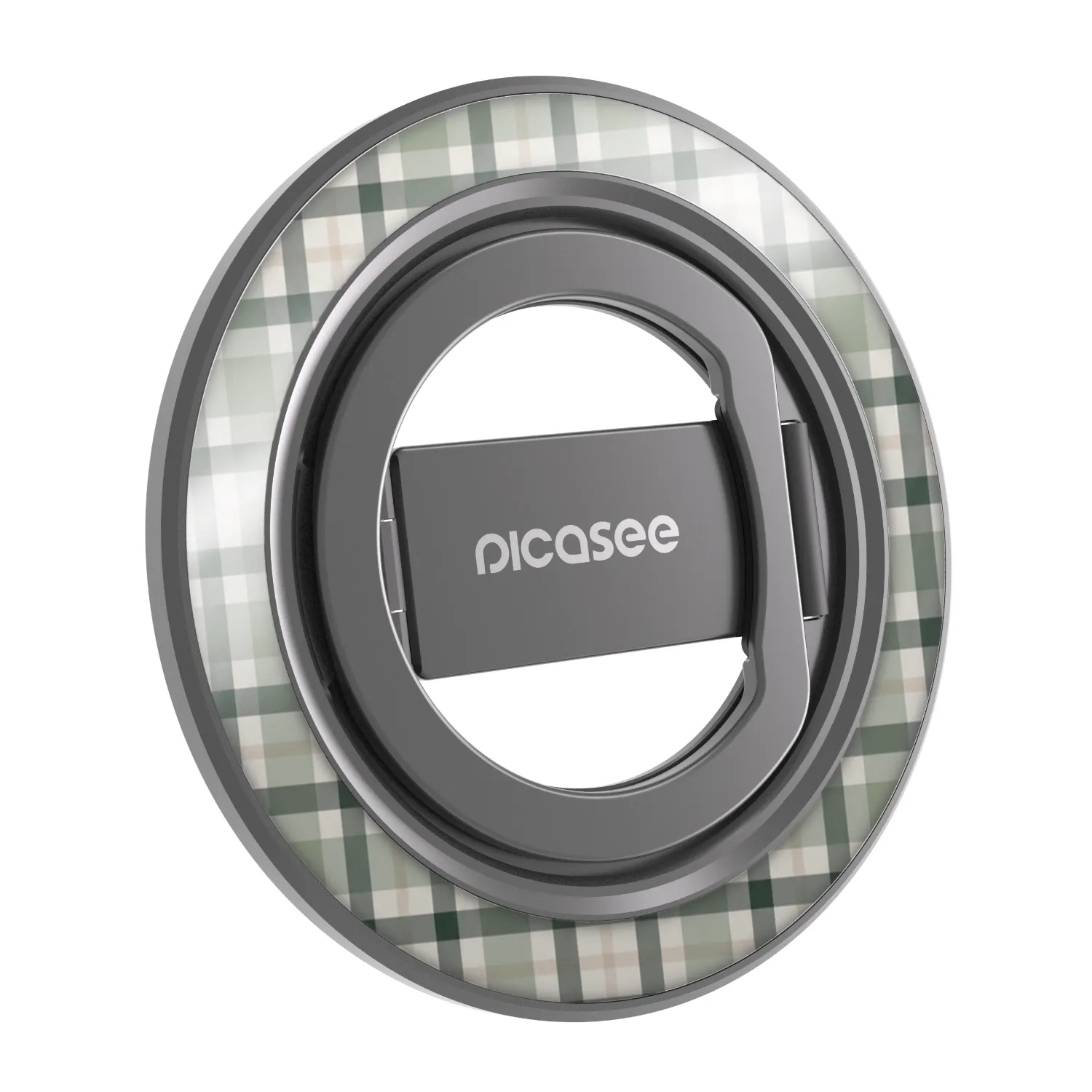 Picasee Magnetický držák - Černý - Sage Tartan