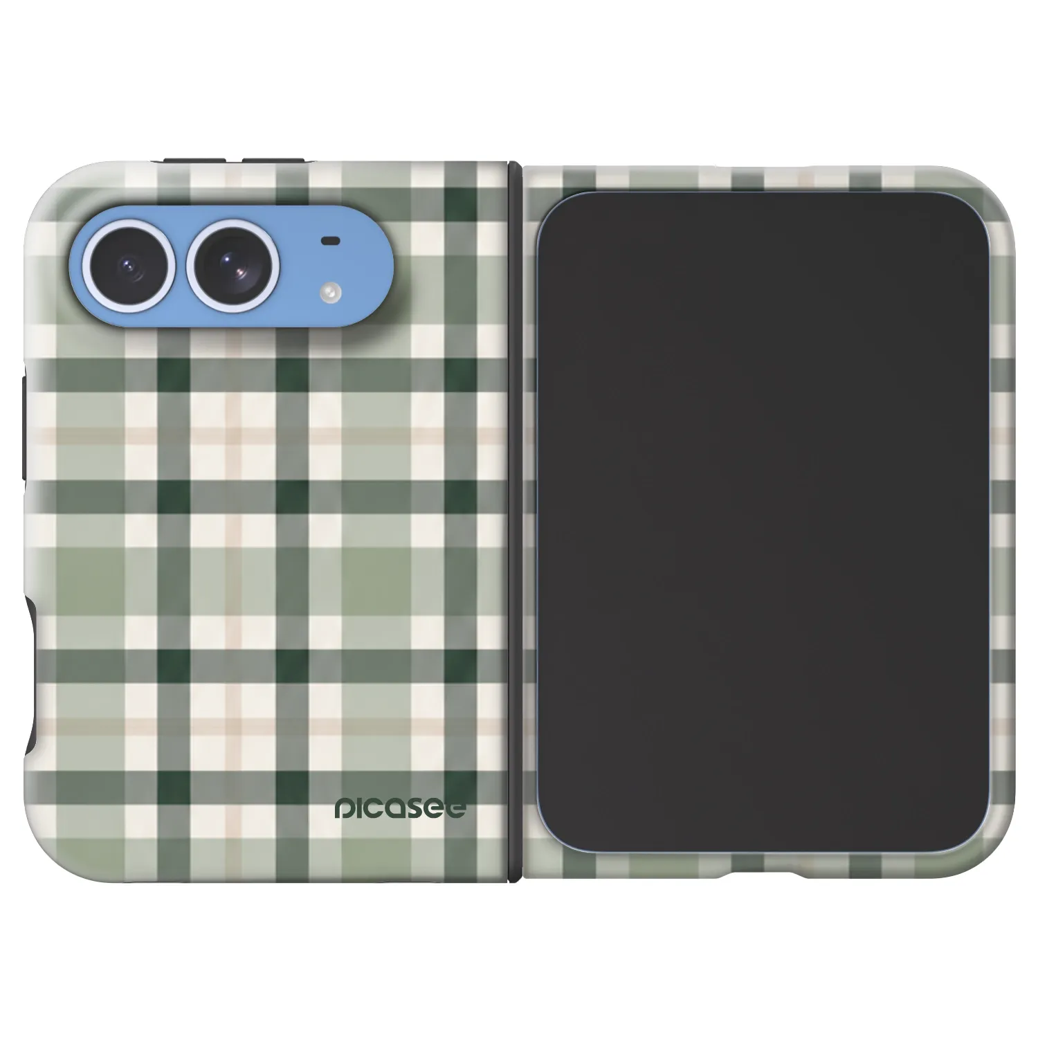 Picasee Fashion Case MagSafe Apple iPhone Duo - Sage Tartan