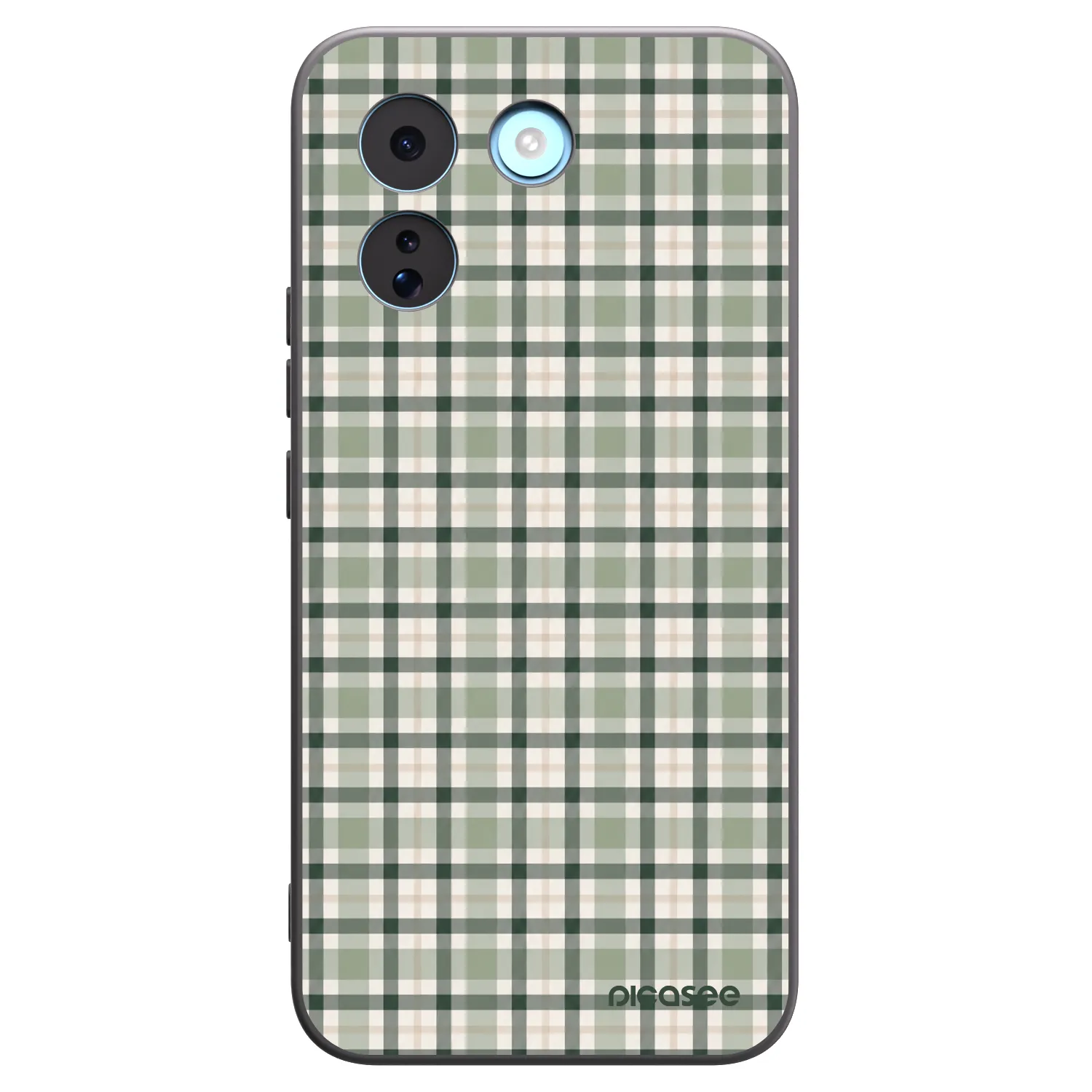 Picasee silikonový černý obal pro Xiaomi Redmi Note 17 Pro MAX 5G - Sage Tartan