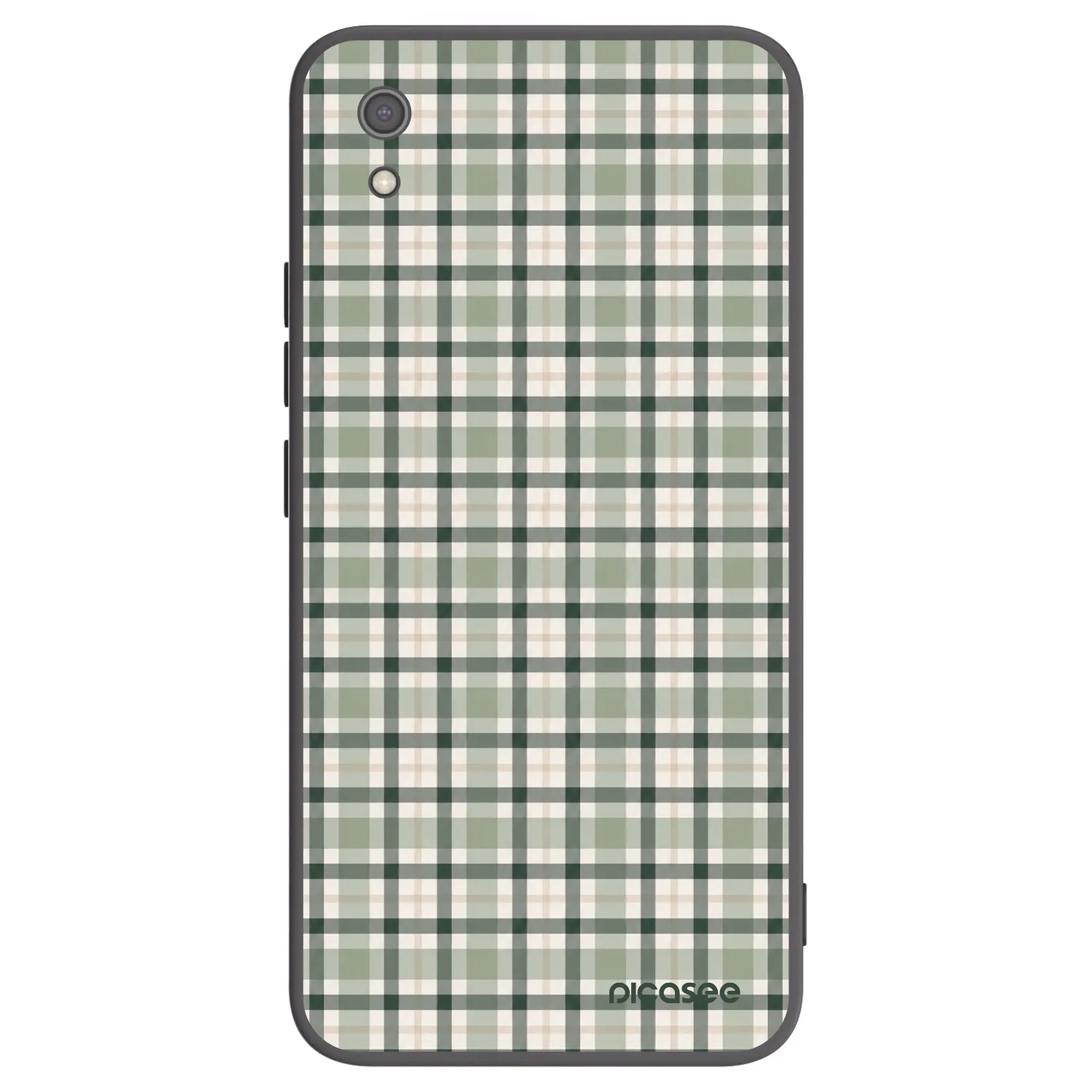 Picasee silikonový černý obal pro Xiaomi Redmi 7A - Sage Tartan