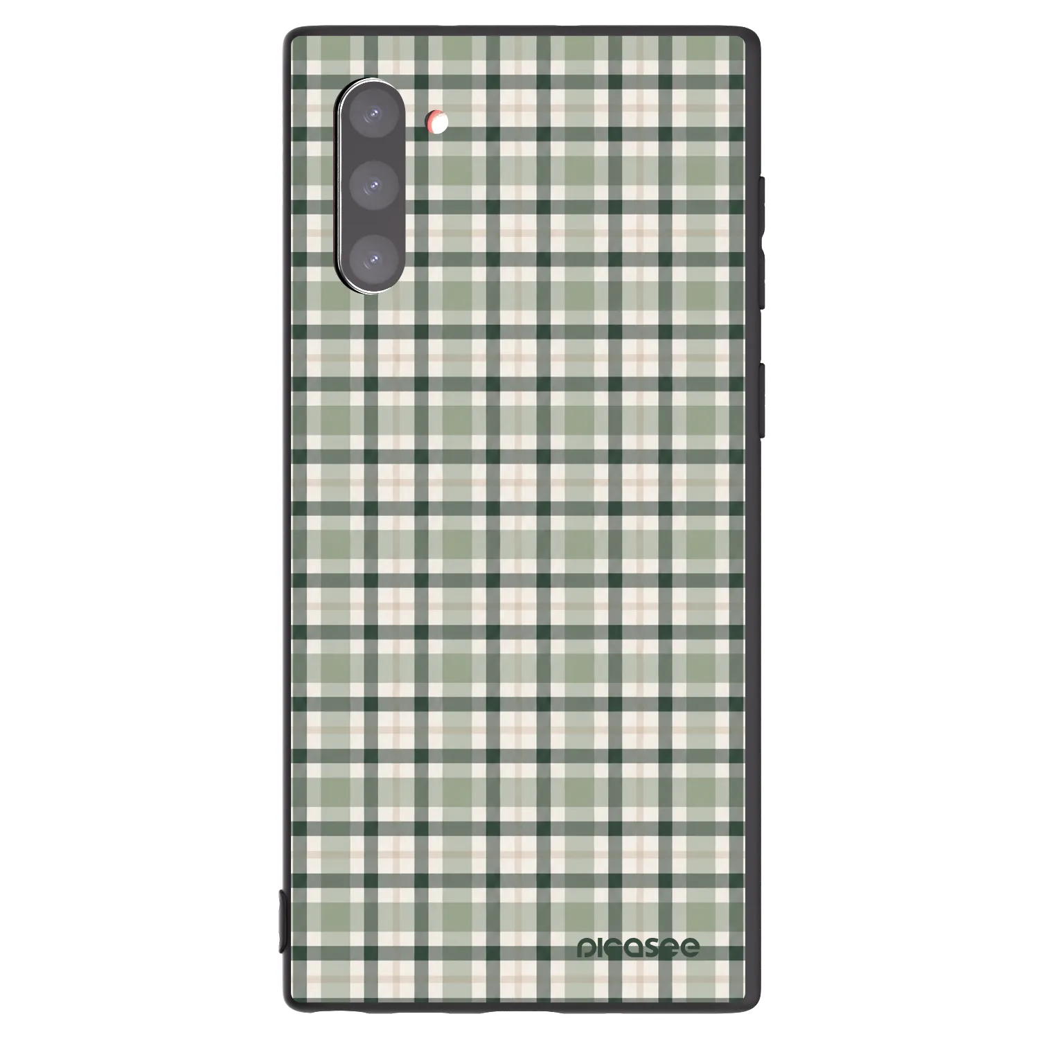 Picasee silikonový černý obal pro Samsung Galaxy Note 10 N970F - Sage Tartan