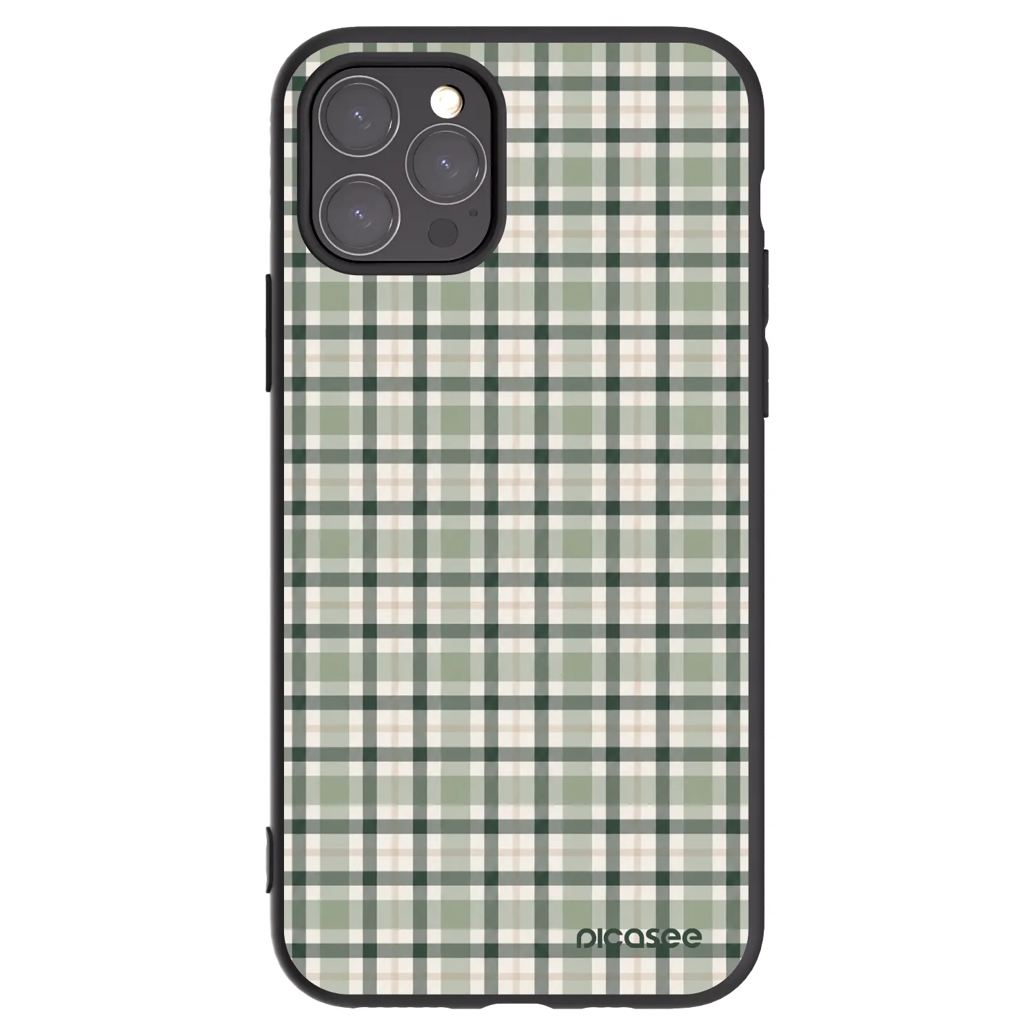 Picasee silikonový černý obal pro Apple iPhone 11 Pro - Sage Tartan
