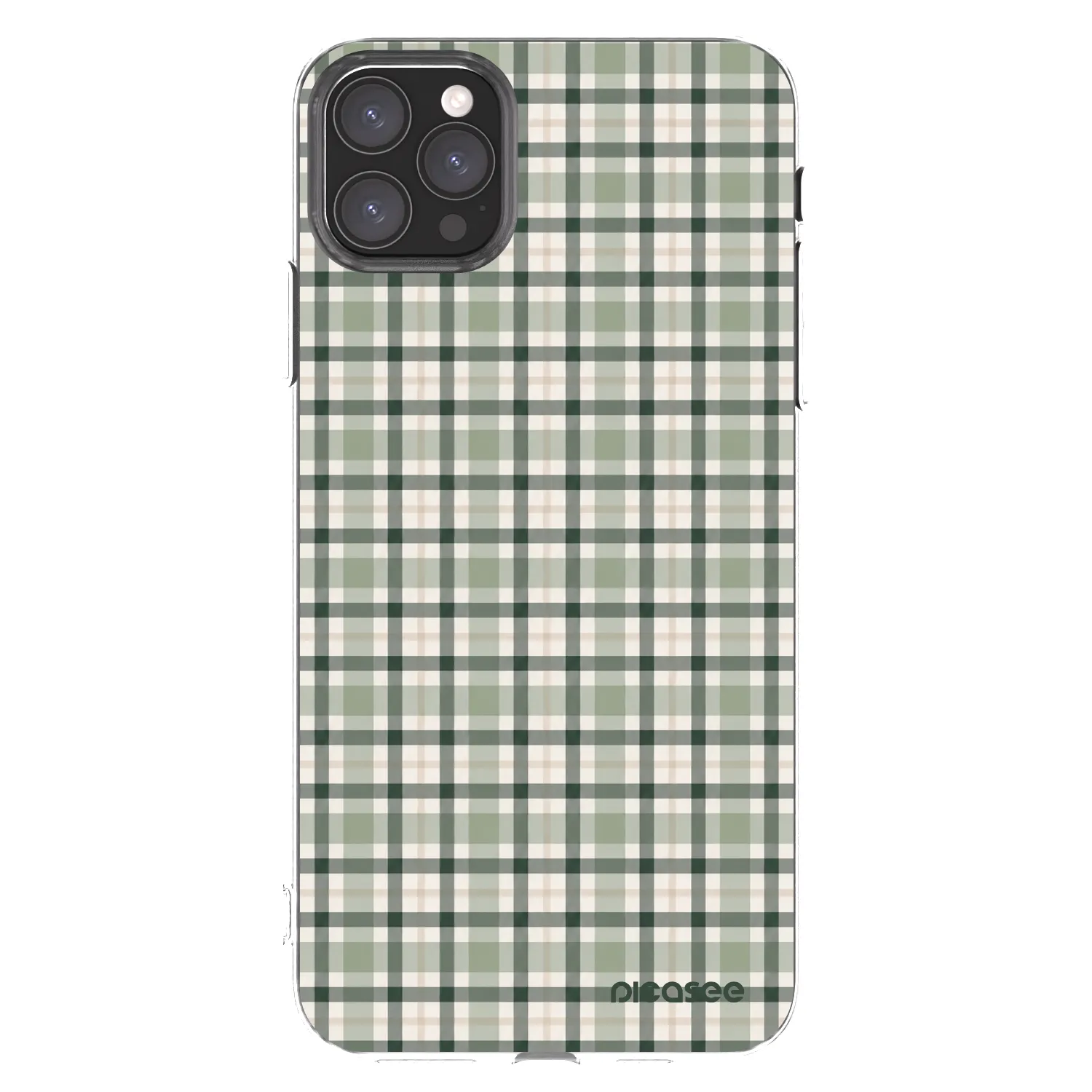 Picasee silikonový průhledný obal pro Apple iPhone 11 Pro Max - Sage Tartan