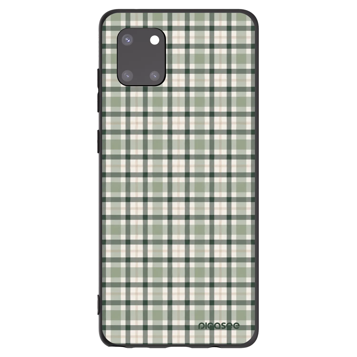 Picasee silikonový černý obal pro Samsung Galaxy Note 10 Lite N770F - Sage Tartan