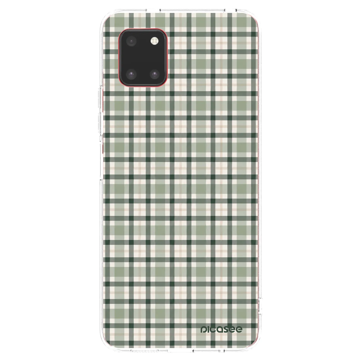 Picasee silikonový průhledný obal pro Samsung Galaxy Note 10 Lite N770F - Sage Tartan