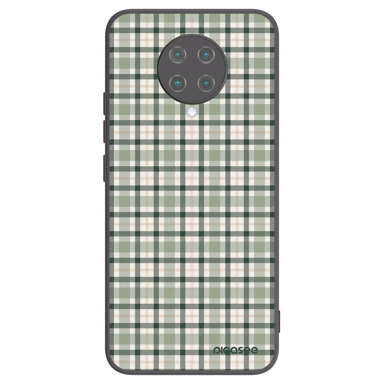 Picasee silikonový černý obal pro Xiaomi Poco F2 Pro - Sage Tartan