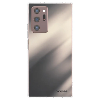 Picasee silikonový průhledný obal pro Samsung Galaxy Note 20 Ultra - Smoky Beige