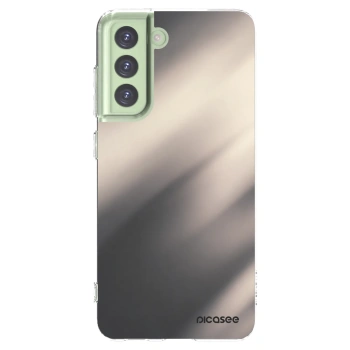 Picasee silikonový průhledný obal pro Samsung Galaxy S21 FE 5G - Smoky Beige