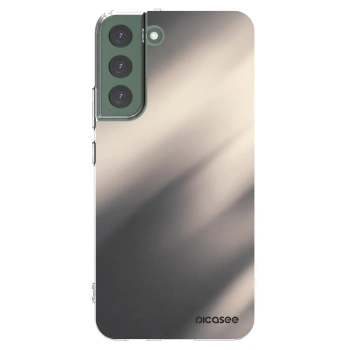 Picasee silikonový průhledný obal pro Samsung Galaxy S22+ 5G - Smoky Beige