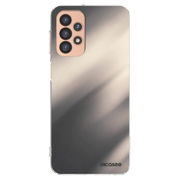 Picasee silikonový průhledný obal pro Samsung Galaxy A23 A236B 5G - Smoky Beige
