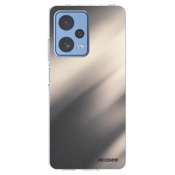 Picasee silikonový průhledný obal pro Xiaomi Redmi Note 12 Pro 5G - Smoky Beige
