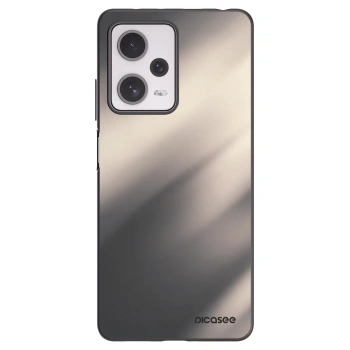 Picasee silikonový černý obal pro Xiaomi Redmi Note 12 Pro+ 5G - Smoky Beige