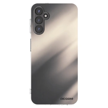 Picasee silikonový průhledný obal pro Samsung Galaxy A14 4G A145R - Smoky Beige