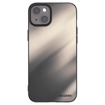 Picasee silikonový černý obal pro Apple iPhone 15 Plus - Smoky Beige