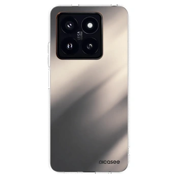 Picasee silikonový průhledný obal pro Xiaomi 14 Pro - Smoky Beige