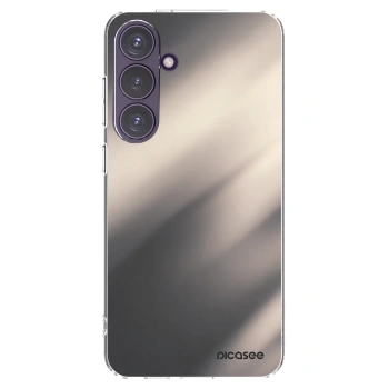 Picasee silikonový průhledný obal pro Samsung Galaxy S24+ S926B 5G - Smoky Beige