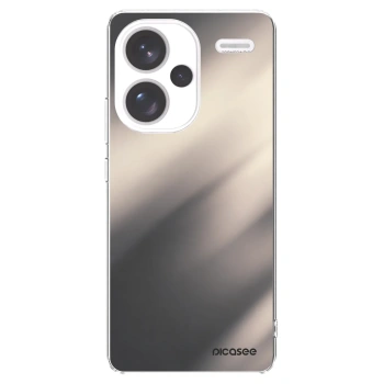 Picasee silikonový průhledný obal pro Xiaomi Redmi Note 13 Pro+ 5G - Smoky Beige