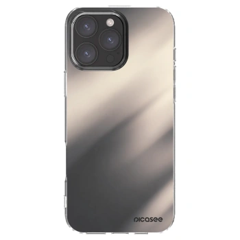 Picasee silikonový průhledný obal pro Apple iPhone 16 Pro Max - Smoky Beige