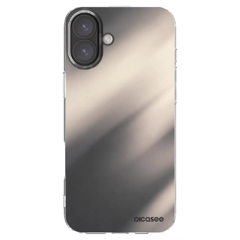 Picasee silikonový průhledný obal pro Apple iPhone 16 Plus - Smoky Beige