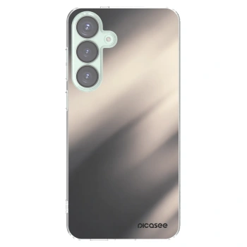 Picasee silikonový průhledný obal pro Samsung Galaxy S25+ 5G - Smoky Beige