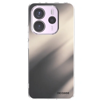 Picasee silikonový průhledný obal pro Xiaomi Redmi Note 14 4G - Smoky Beige