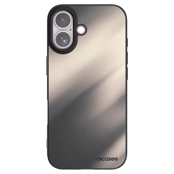 Picasee silikonový černý obal pro Apple iPhone 17 - Smoky Beige