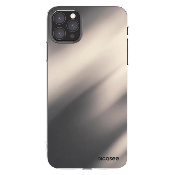 Picasee silikonový průhledný obal pro Apple iPhone 11 Pro Max - Smoky Beige