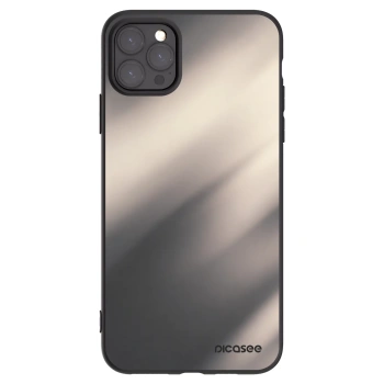 Picasee silikonový černý obal pro Apple iPhone 11 Pro Max - Smoky Beige