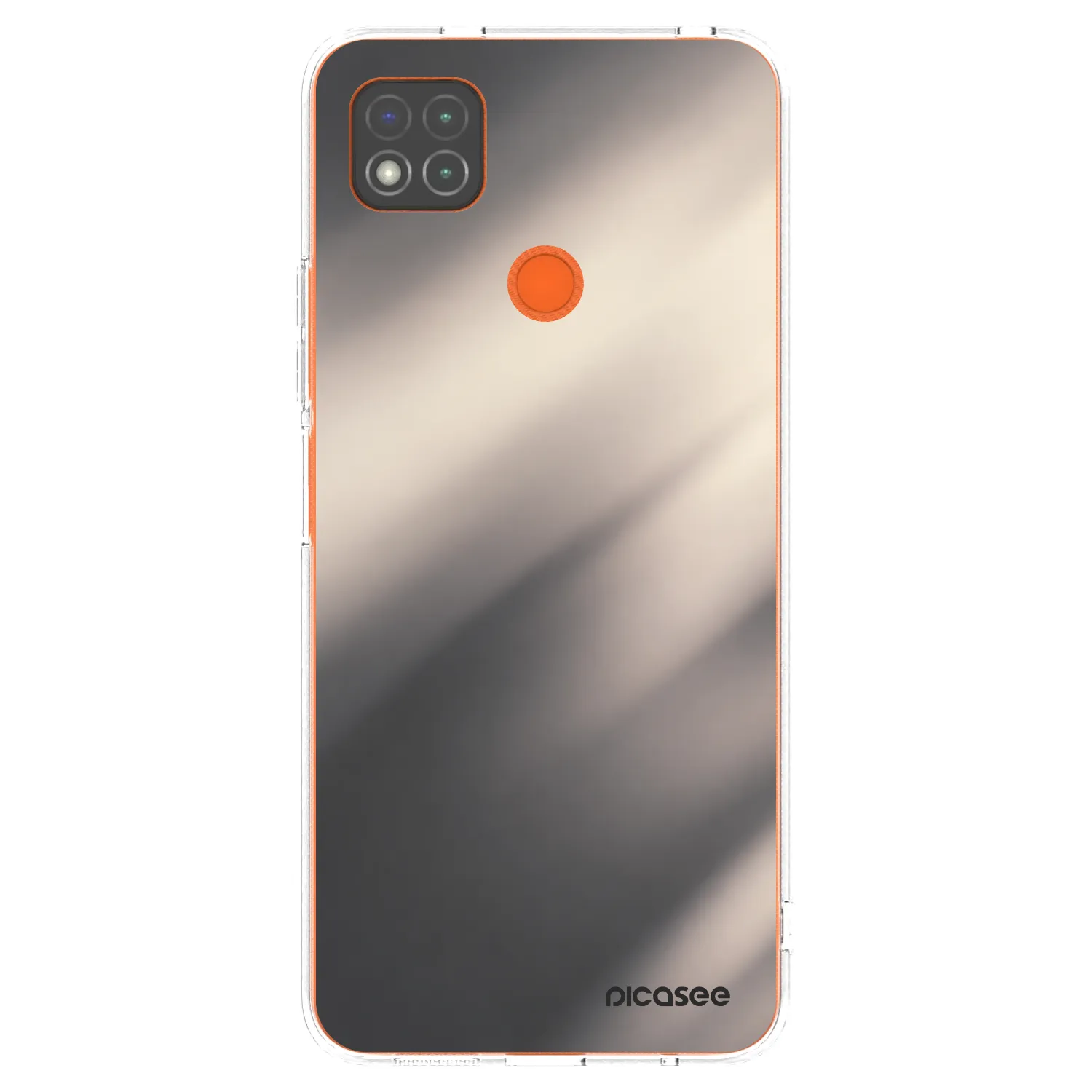 Picasee silikonový průhledný obal pro Xiaomi Redmi 9C - Smoky Beige