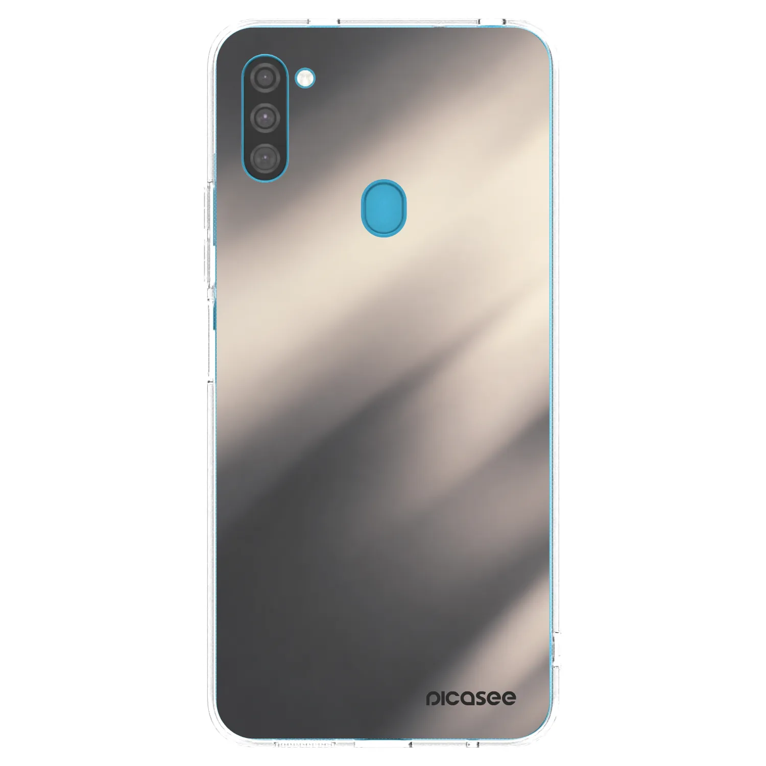 Picasee silikonový průhledný obal pro Samsung Galaxy M11 - Smoky Beige