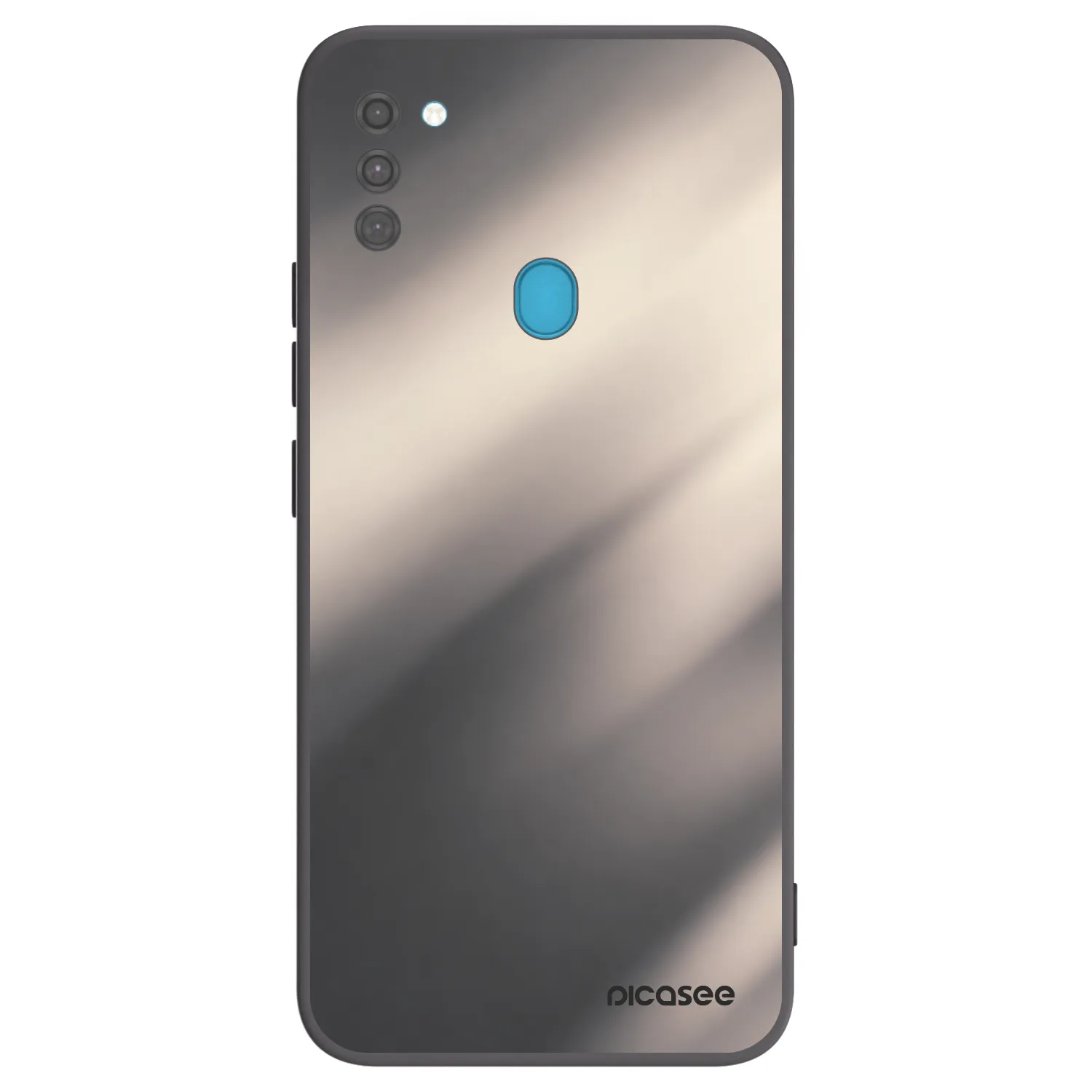 Picasee silikonový černý obal pro Samsung Galaxy M11 - Smoky Beige