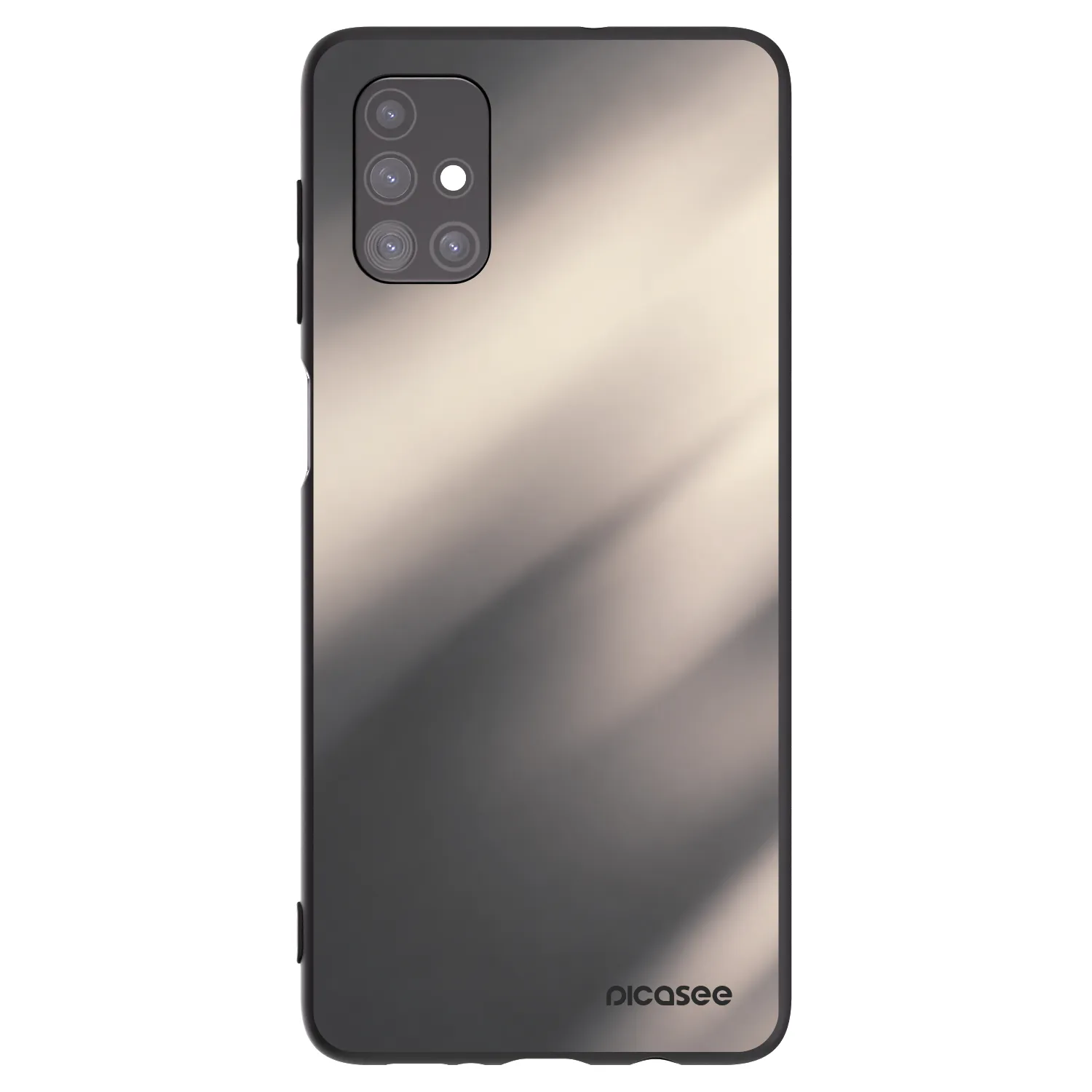 Picasee silikonový černý obal pro Samsung Galaxy M51 M515F - Smoky Beige