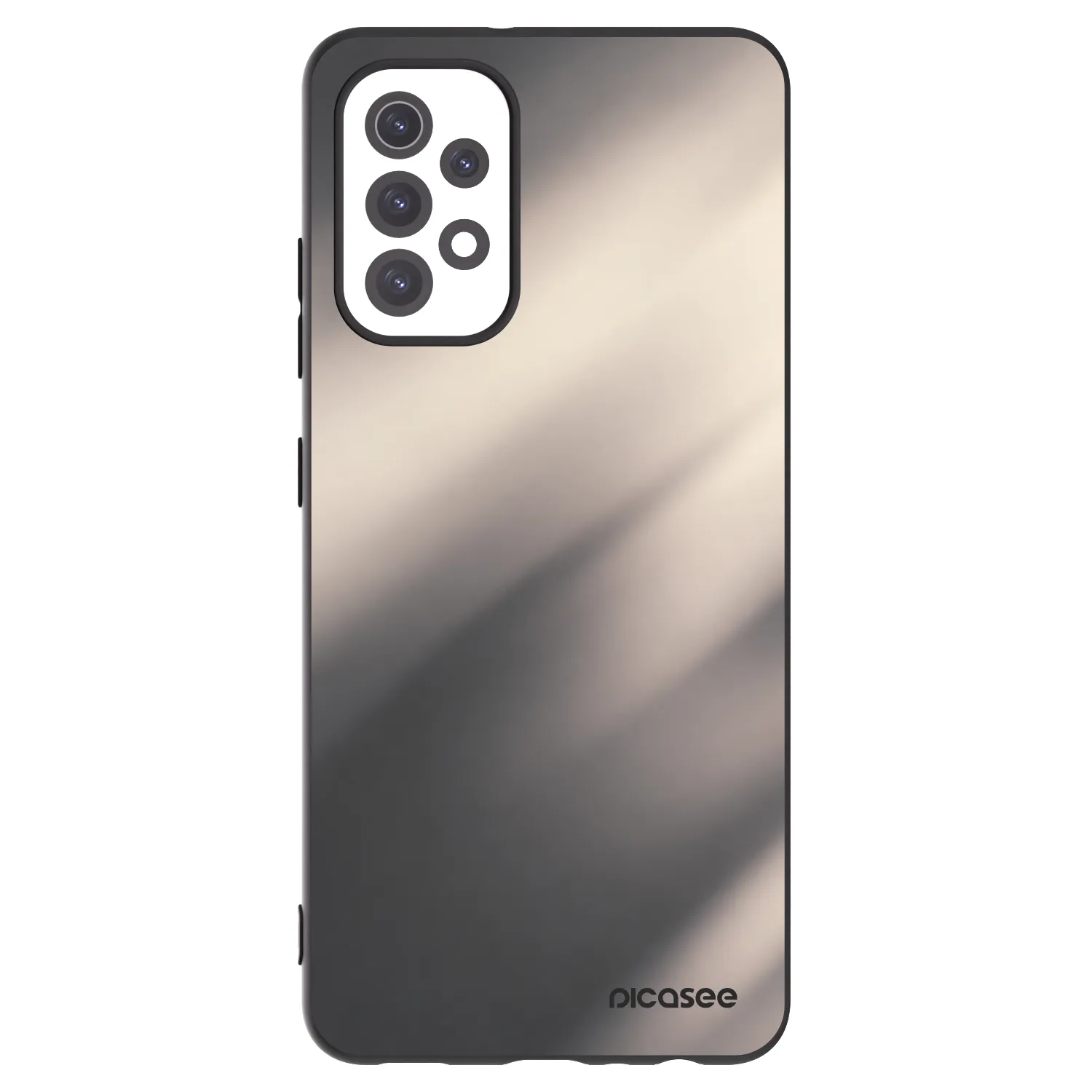Picasee silikonový černý obal pro Samsung Galaxy A32 5G A326B - Smoky Beige