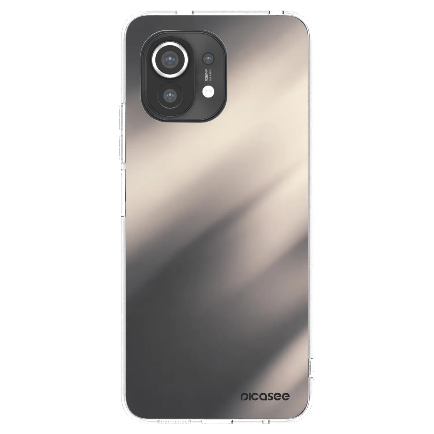 Picasee silikonový průhledný obal pro Xiaomi Mi 11 - Smoky Beige