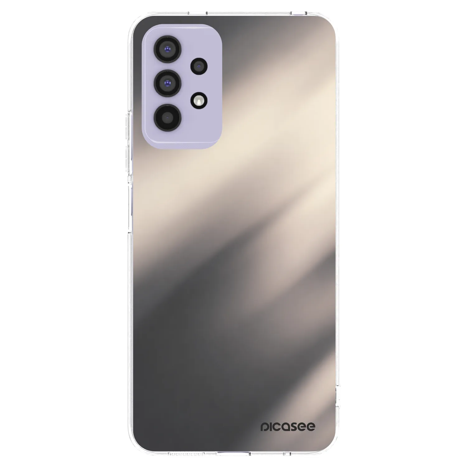 Picasee silikonový průhledný obal pro Samsung Galaxy A32 4G SM-A325F - Smoky Beige