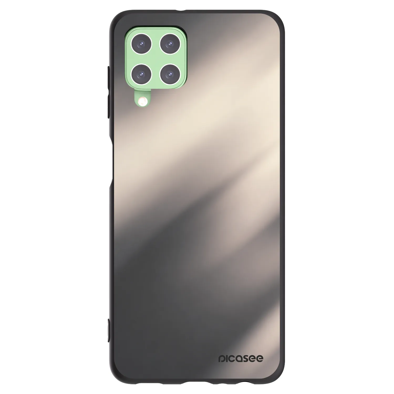 Picasee silikonový černý obal pro Samsung Galaxy A22 A225F 4G - Smoky Beige
