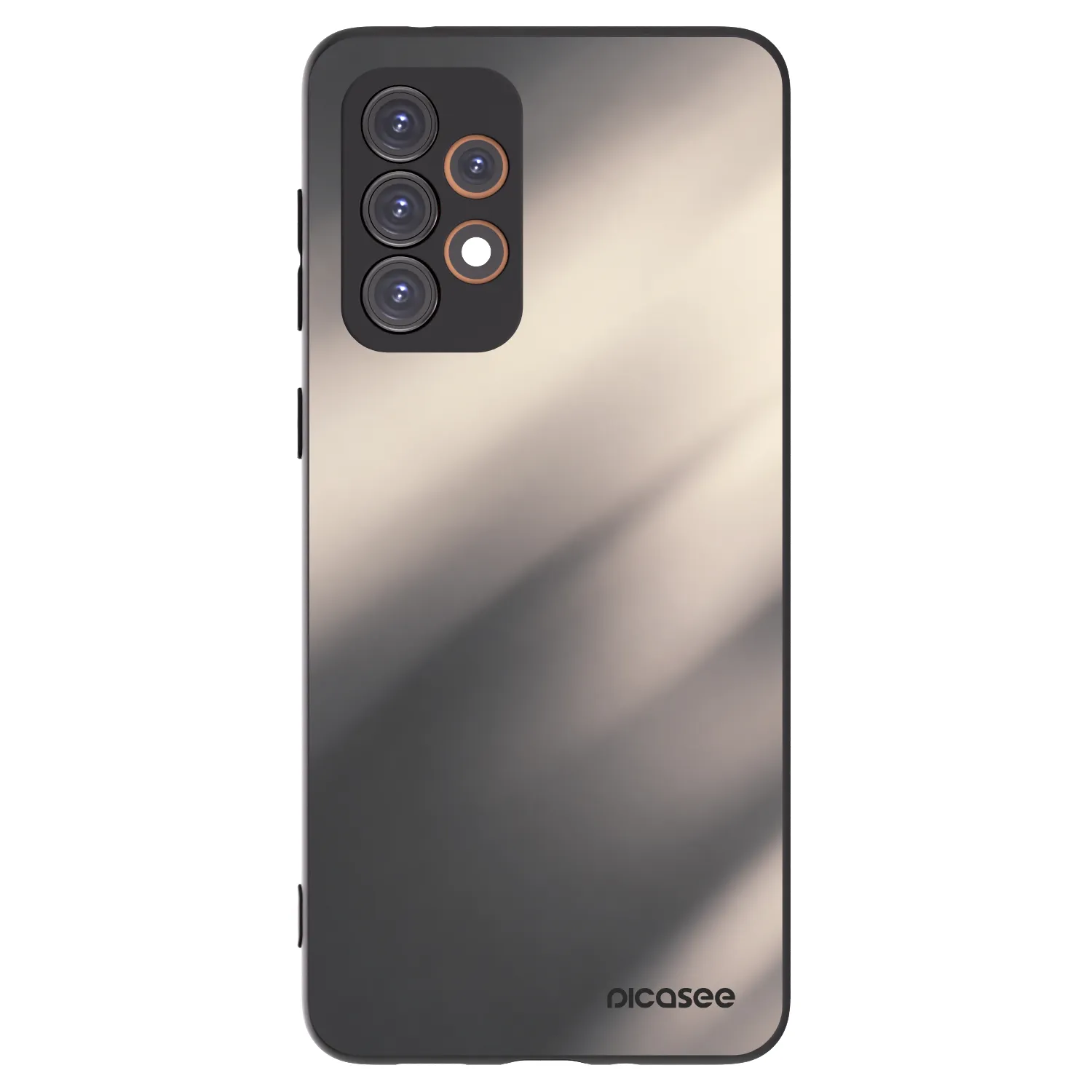 Picasee silikonový černý obal pro Samsung Galaxy A33 5G A336 - Smoky Beige
